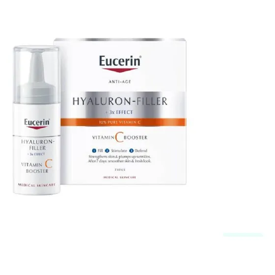 Eucerin Hyaluron-filler + Vitamin C Booster Ampolas 3x8ml 