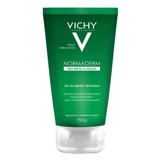 Gel De Limpeza Facial Vichy Normaderm 150g Momento de aplicação Dia/Noite Tipo de pele Todo tipo de pele