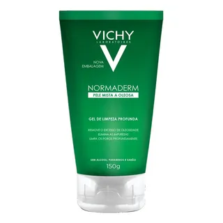Gel De Limpeza Facial Vichy Normaderm 150g Momento De Aplicação Dia/noite Tipo De Pele Todo Tipo De Pele Gel De Limpeza Facial Vichy Normaderm 150g Momento De Aplicação Dia/noite Tipo De Pele Todo Tipo De Pele