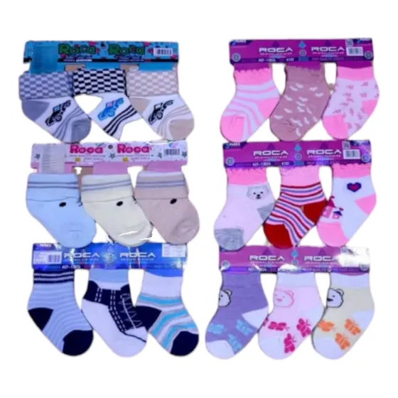 Medias De Bebes Niña Y Niño (6 Pares)