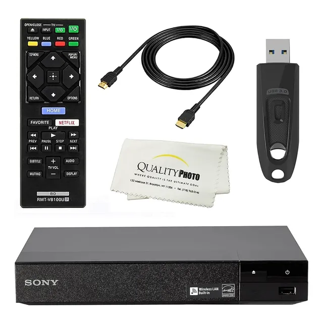 Reproductor Blu-ray Sony Bdp Bx370 Con Wi-fi Integrado Y Cable Hdmi Incluído