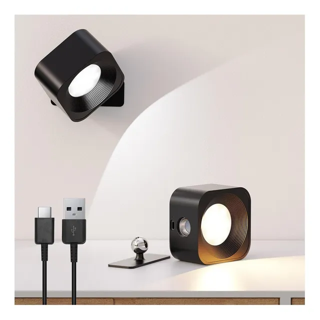 Lámpara Decorativa Led Cuadrada Pared Genérica 4.5w