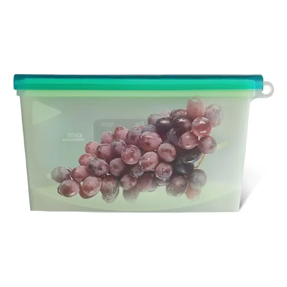 Funda De Silicona Para Alimentos 500 Ml Verde Úpale