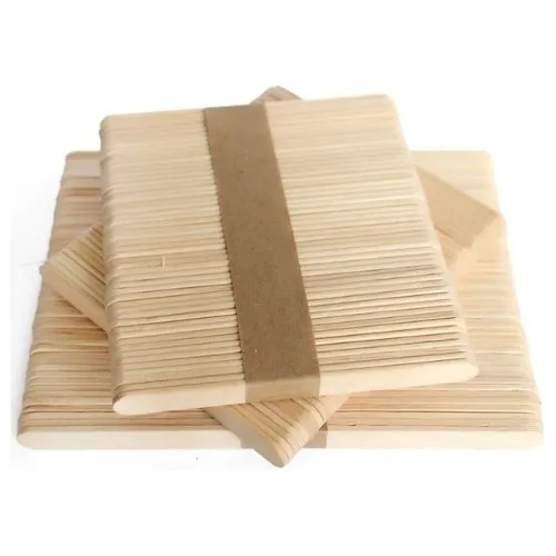 50 Palitos De Helado De Madera Para Maquetas Artesanias 