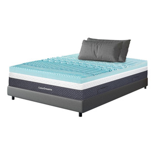 Colchoneta Memory Foam Individual 5cm Sobre Colchón 5 Zonas Topper Cooling Gel Cubrecolchón Color Azul Colordreams Colchoneta Memory Foam Individual 5cm Sobre Colchón 5 Zonas Topper Cooling Gel Cubrecolchón Color Azul Colordreams