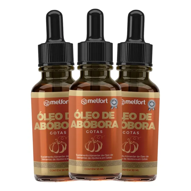 3x Gota Prost Oleo De Abobora Original Suplemento Prostata