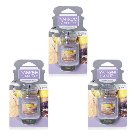 Lote 3 Tarro Lavanda Limon Para Coche