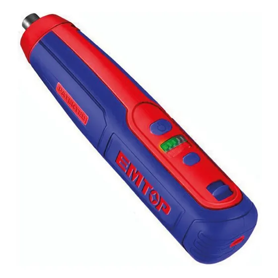 Atornillador Inalámbrico Emtop Ecsr0403 Ion De Litio 4v.