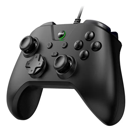 Control Gamer Alámbrico Para Pc Ps4 Switch Negro