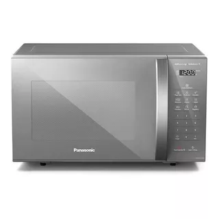 Micro-ondas Nn-st55lmruk 27 Litros Prata Panasonic 220v Micro-ondas Nn-st55lmruk 27 Litros Prata Panasonic 220v