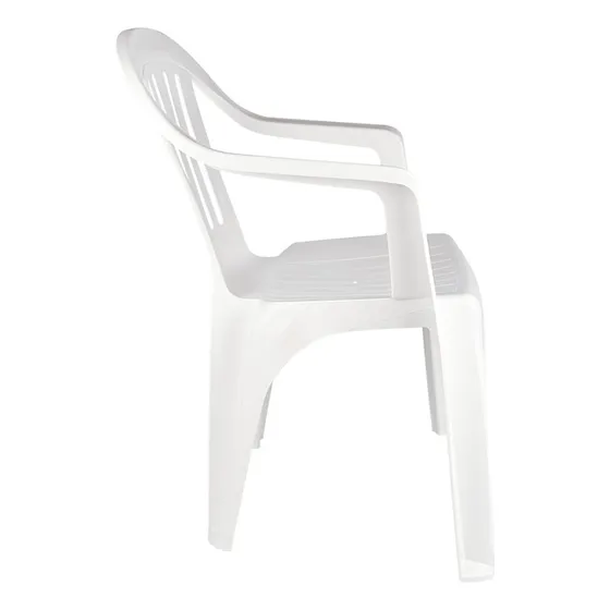 Silla Plástico Mor Reforzada Con Posabrazo Bela Vista