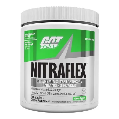 Serviços do Nitraflex Pre Work Gat 30.- Pré-treino + Teste de sabor de maçã verde