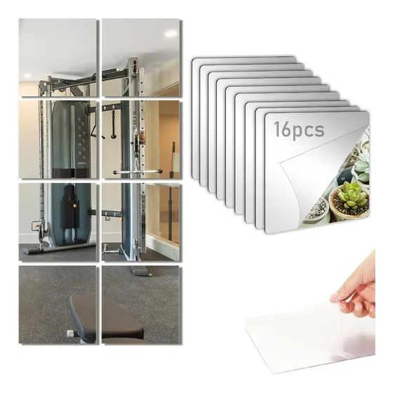 Espejos Pared Adhesivo Acrílico Decorativos Instillable 16pc
