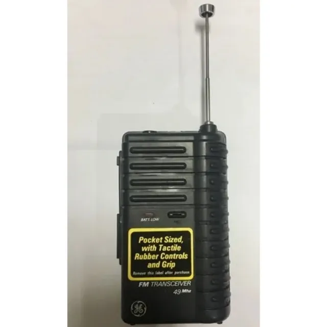 Walkie Talkie 49mhz Fm General Electric 3-5946