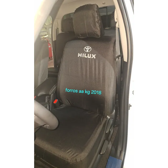 Forros De Asientos Impermeables Toyota Hilux Revo 2015 2024