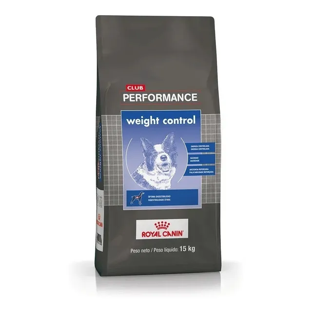 Alimento Royal Canin Club Performance Weight Control para perro adulto todos los tamaños sabor mix de 15 kg