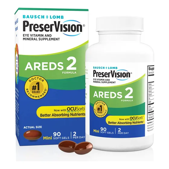 Suplemento Preservision Areds 2 Eye Vitamin 90 Cápsulas Blan