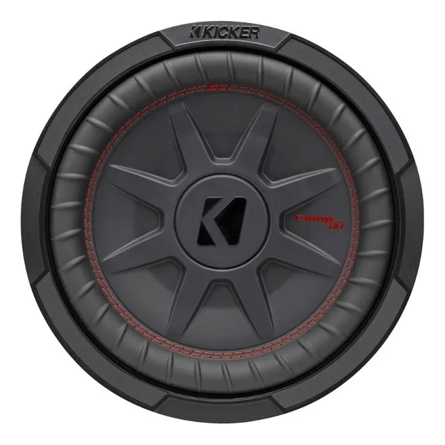Woofer Kicker Plano Comprt 48cwrt104 10 Pulgadas 800w 4 Ohm Color Gris oscuro