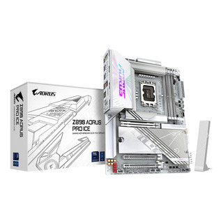 Placa-mãe Gigabyte Z890 Aorus Pro Ice Intel Core Ultra Placa-mãe Gigabyte Z890 Aorus Pro Ice Intel Core Ultra