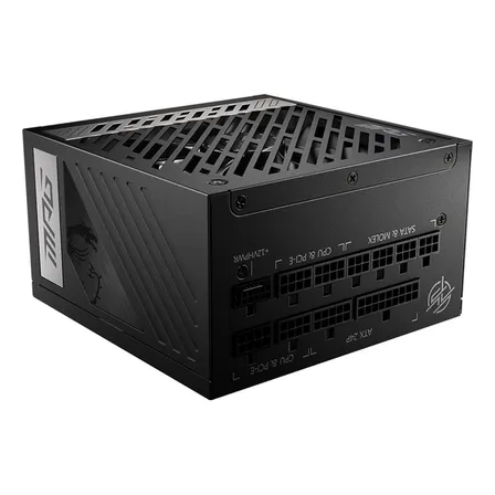 Fuente de poder para PC MSI MPG A1000G PCIE5 1kW negra