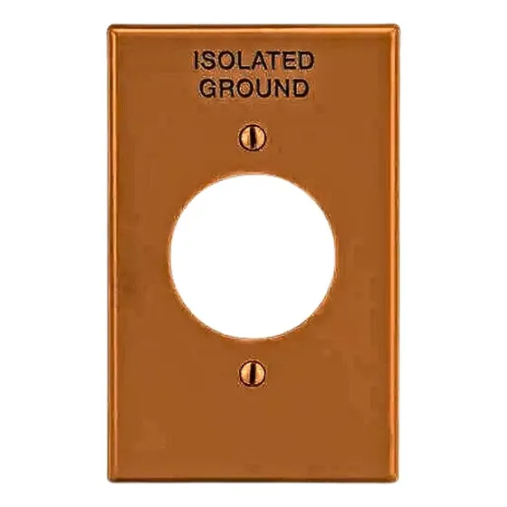Placa Nylon Contacto Redondo 40mm Naranja Np720oig Hubbell