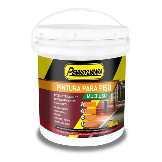 Pintura De Piso Y Fachadas Pennsylvania 1 Kg / 10 Colores