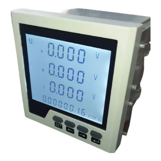 Multimedidor Electrico Trifasico Para Ti Lcd Con Rs485 Bring
