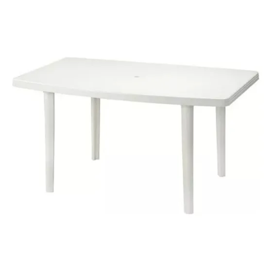 Mesa Plástica Rectangular Para 6 Puestos Manaplas 