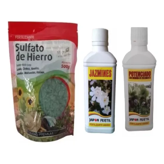 Sulfato De Hierro 500gr+ Jazmin + Potenciado Con Hormona J F