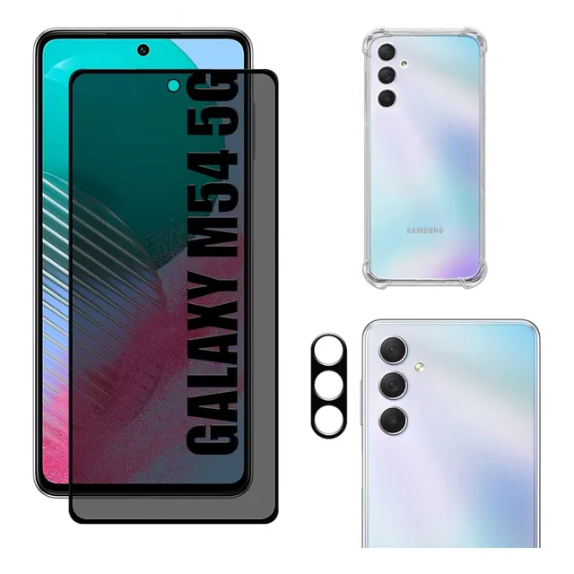 Kit Para Galaxy M54 5g | Pel. Privativa - Capa - Câmera 3d