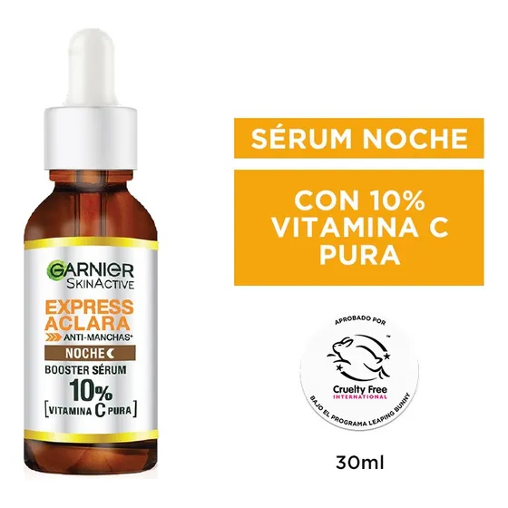 Sérum Noche Vitamina C 10% Vitamina C Pura Garnier 30ml