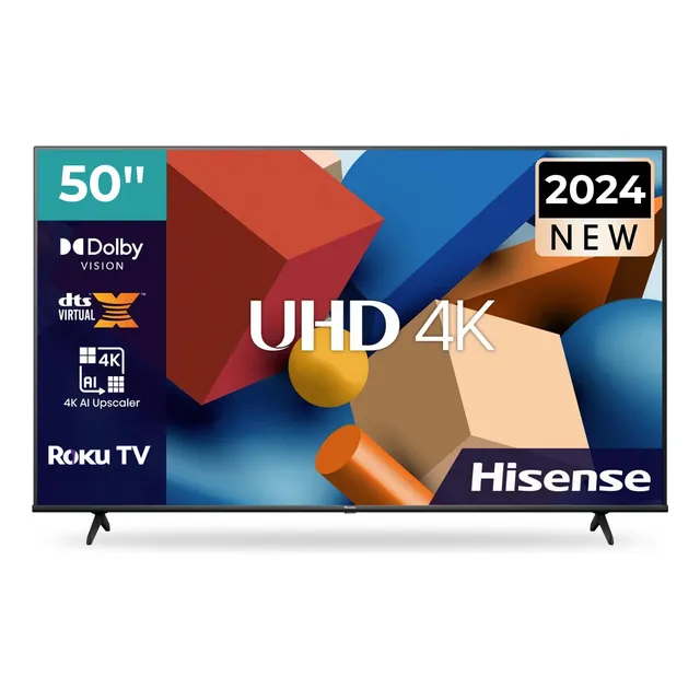 Television Hisense Series 50 R6 Roku Tv Led 4k Uhd Fhd 2024
