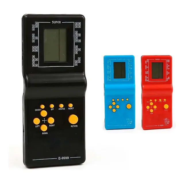 Consola Juego Retro Brick Game Pinball Tetris Puzzle 9999en1