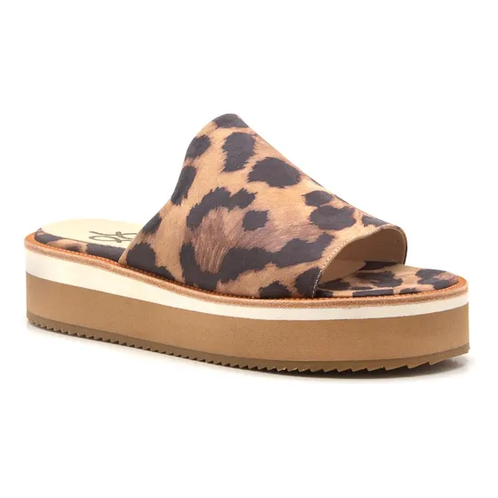 Sandalia Cuero Animal Print 3230 Mujer Gravagna