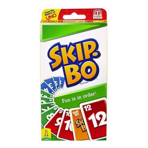 * Juego De Mesa Uno-skip Bo Juego De Cartas Mattel Games