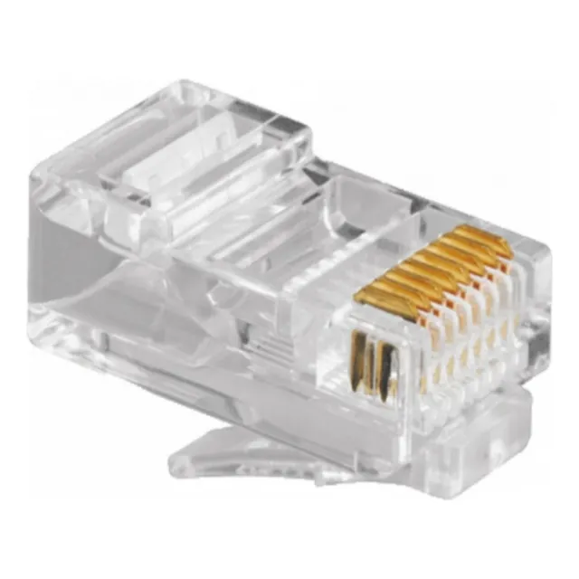 Conector Macho Ficha Plug 8p8c Rj45 Cat6 X10 Rj-45