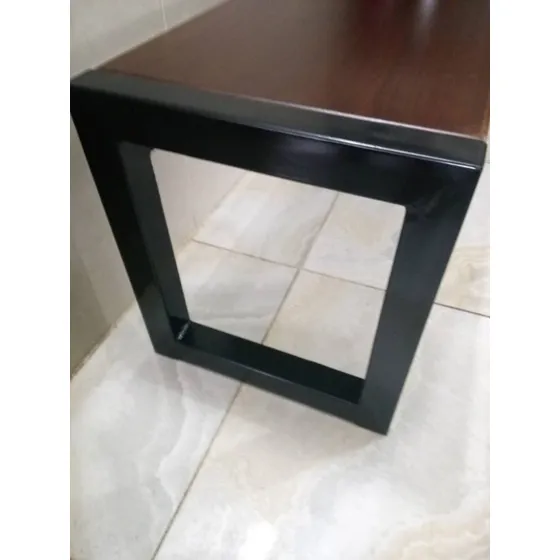 Banco De Madera Y Hierro 