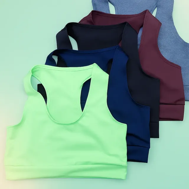 Kit 5 Top Feminino Plus Size Academia Fitness Treino Suplex