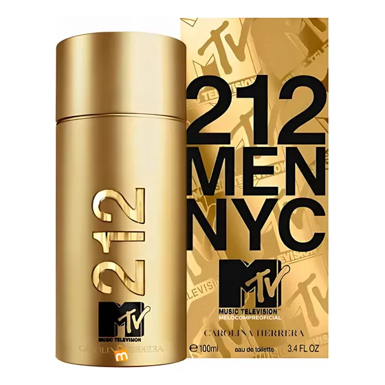 Perfume Caballero 212 Men Mtv Carolina Herrera 100ml
