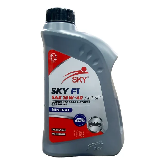 Aceites Motor Mineral 15w40 Marca Sky