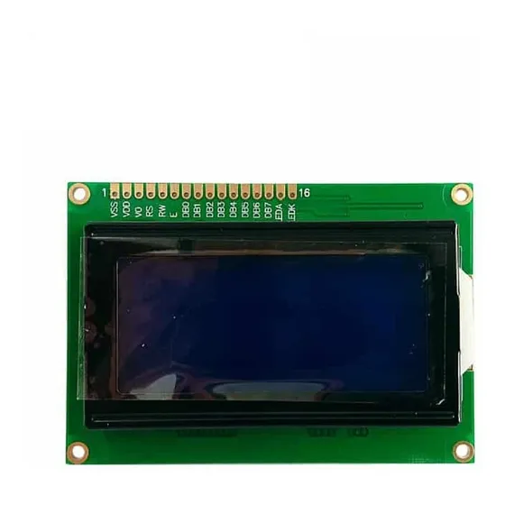 Display Lcd 16x4 1604 Fundo Azul Arduino