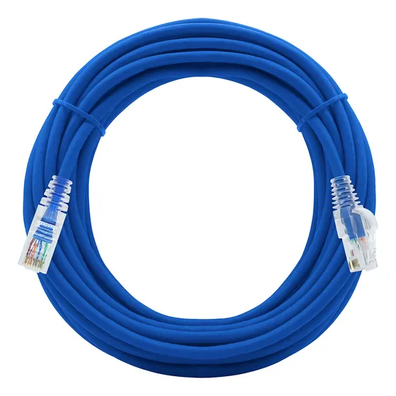 Cabo De Rede Cat5e 4 Pares Azul 50m Cat5-e Cat-5e Utp Lan