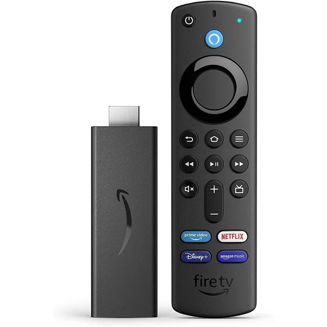 Convertidor A Smart Tv Amazon Fire Tv Stick 3rd Gen Con Cont Color Negro Tipo De Control Remoto De Voz