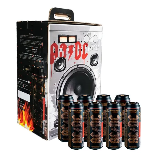 Box Acdc 24 Latas Rock Or Bust 568 Ml