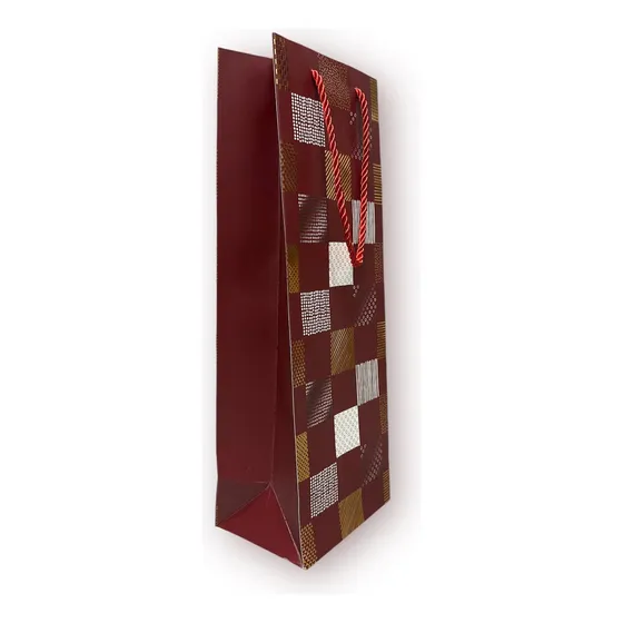 Bolsas De Regalo Para Botellas De Vino 35x12x9cm X12 Unidade
