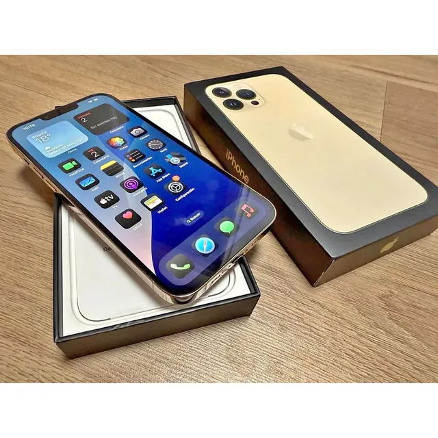 iPhone 13 Pro Max 256gb, Dorado, Caja, Cargador, Garantia
