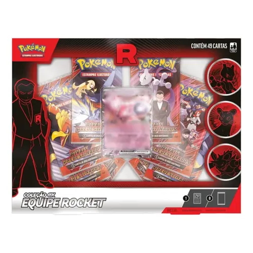 SWIX CERAF ROCKET 2本セット Box Pokémon Coleção Equipe Rocket Mewtwo Ex | Frete grátis