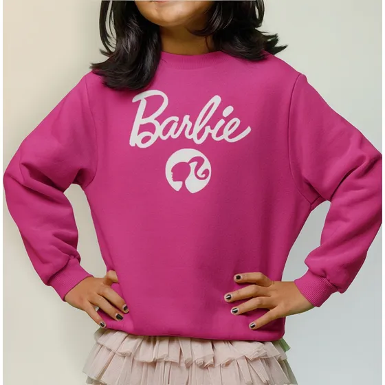 Buzo De Felpa Fucsia Para Niña De Barbie