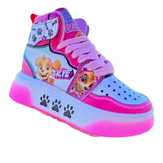 Botas Deportivas Con Luces Para Niñas Kye Paw Patrol