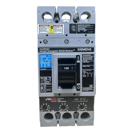 Siemens Fxd63b150 Interruptor Termomagnetico 3 Polos 150amp.